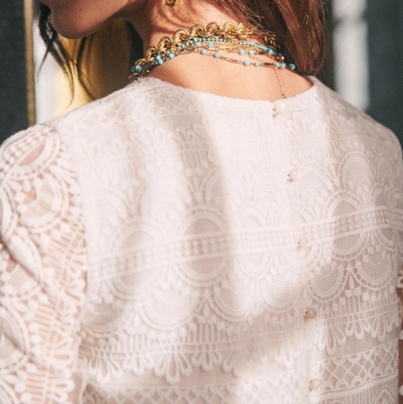 Sezane Leane Lace Dress - Picture 3 of 6